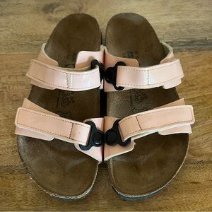 Birkenstock Women's Glossy Light Pink Two-Strap Sandals